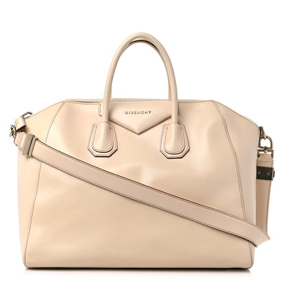 Givenchy Shiny Lord Calfskin Large Antigona Beige 1 of 14