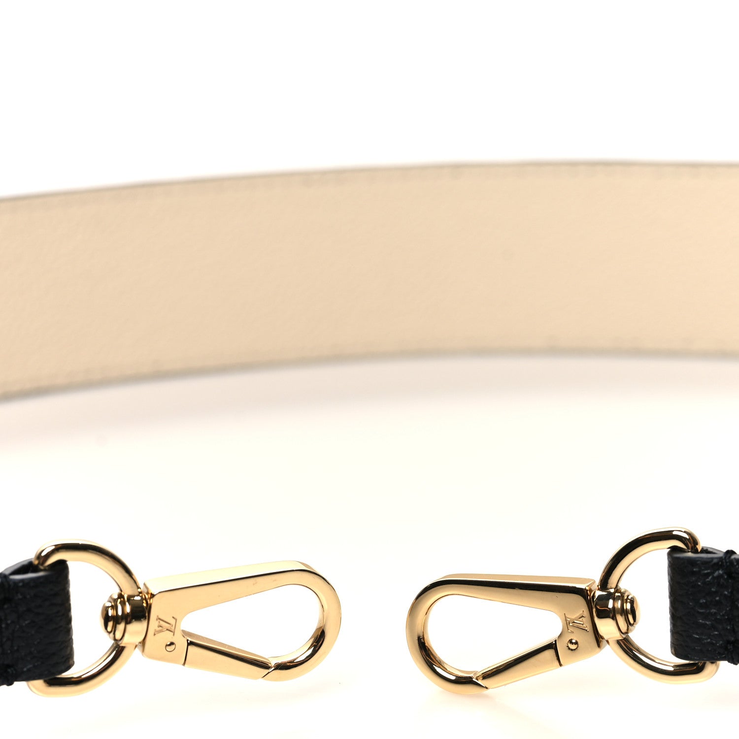 Louis Vuitton Empreinte Monogram Bandouliere Shoulder Strap Black Beige 3 of 5