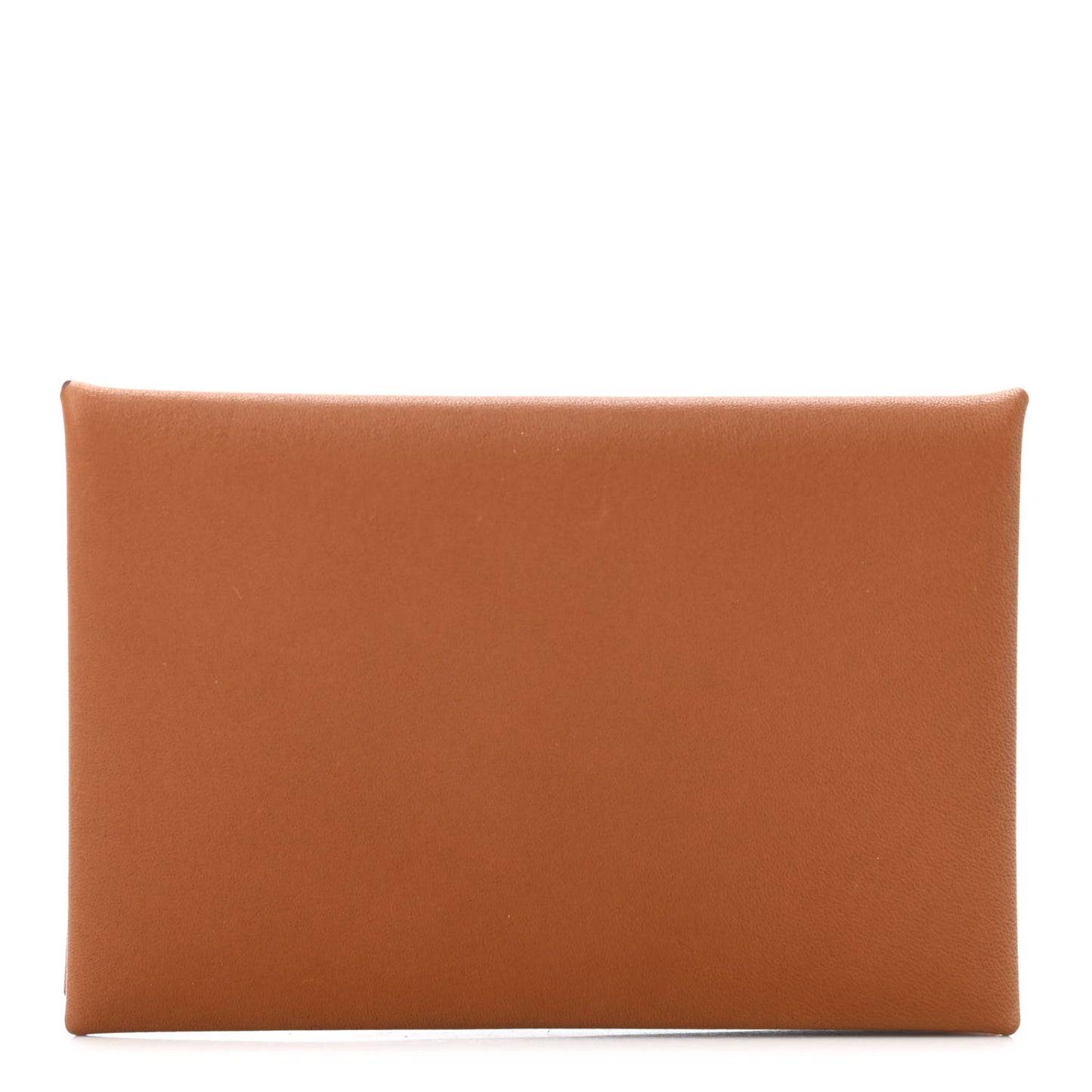 Barenia Verso Calvi Card Case Fauve Orange Poppy