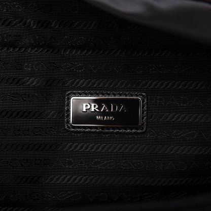 Prada Tessuto Nylon Calfskin Studded Belt Bag Black Astrale 8 of 9