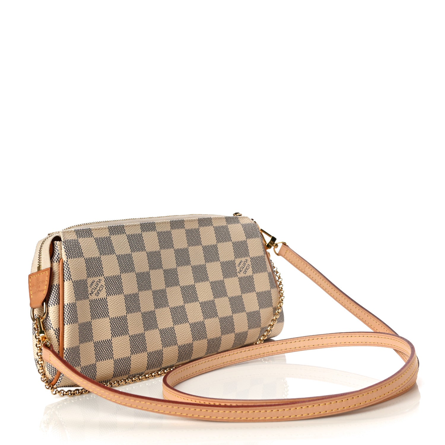 Louis Vuitton Damier Azur Eva Clutch 3 of 10