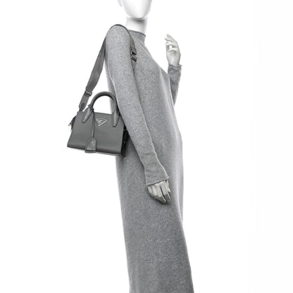 Prada Saffiano Cuir Small Kristen Ardesia 2 of 11