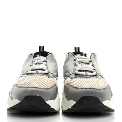 Christian Dior Technical Mesh Calfskin Mens B22 Sneakers 45 Cream Lavender 3 of 13