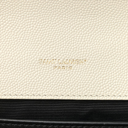 Saint Laurent Grain De Poudre Medium Classic Monogram Kate Satchel Crema Soft 7 of 9