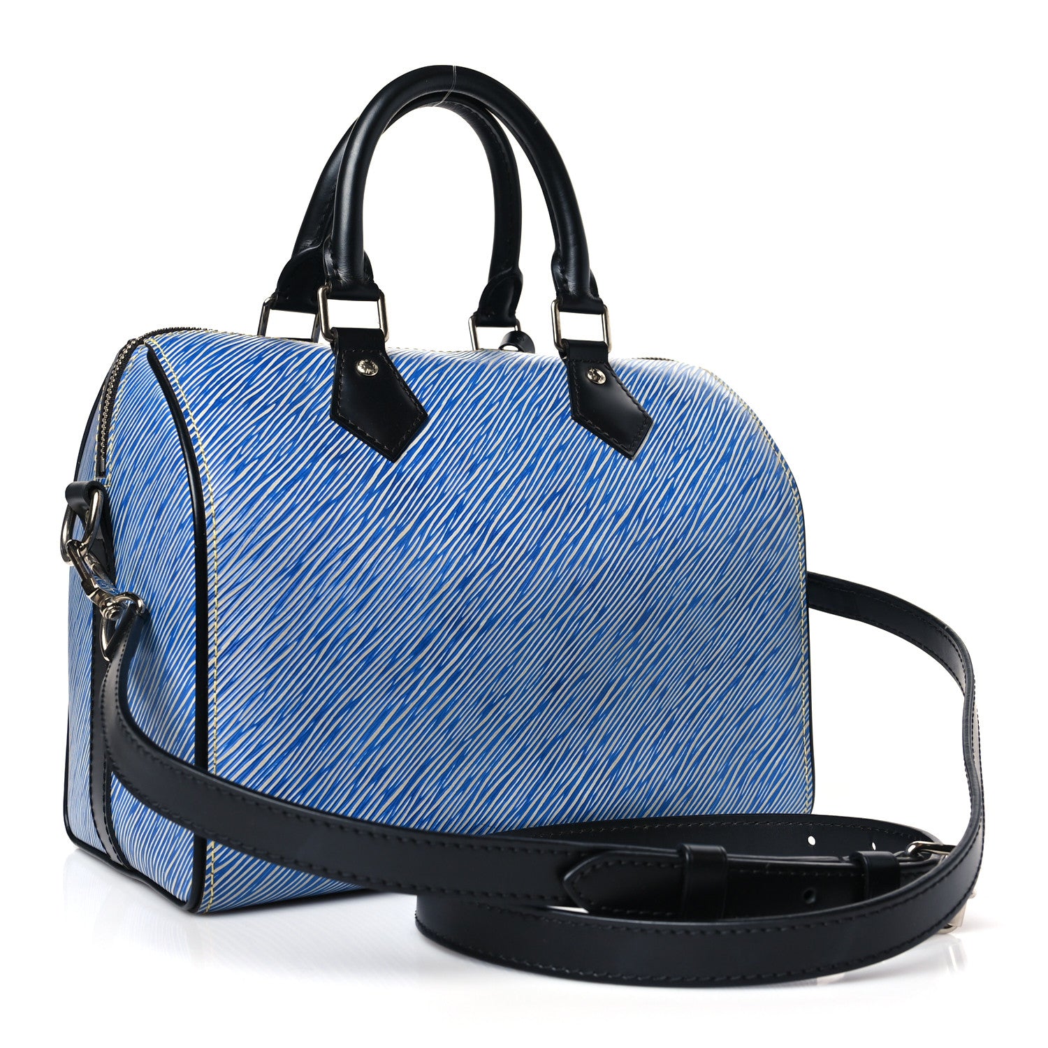 Louis Vuitton Epi Speedy Bandouliere 25 Denim Light 3 of 8