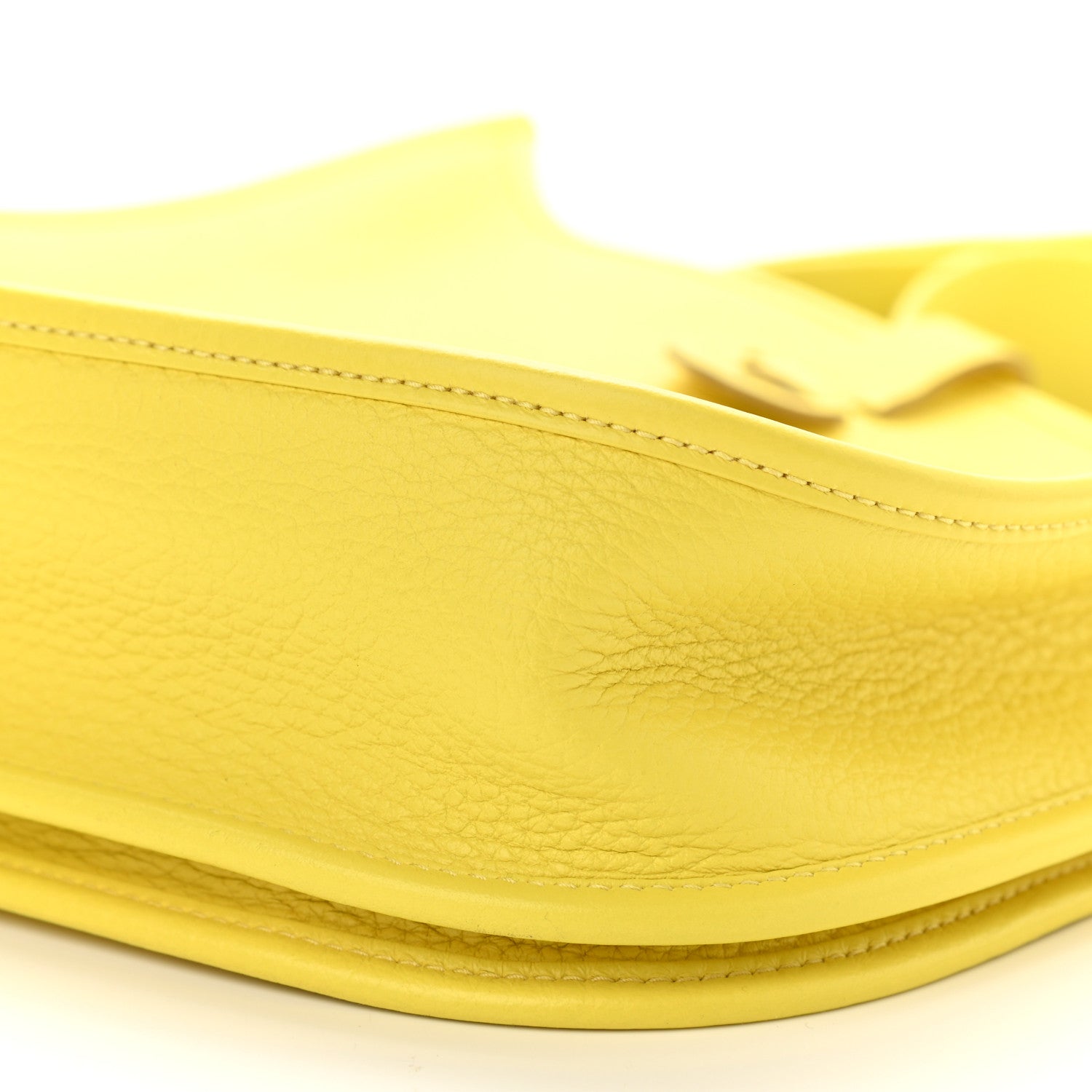 Hermes Taurillon Clemence Evelyne III PM Lime 10 of 10