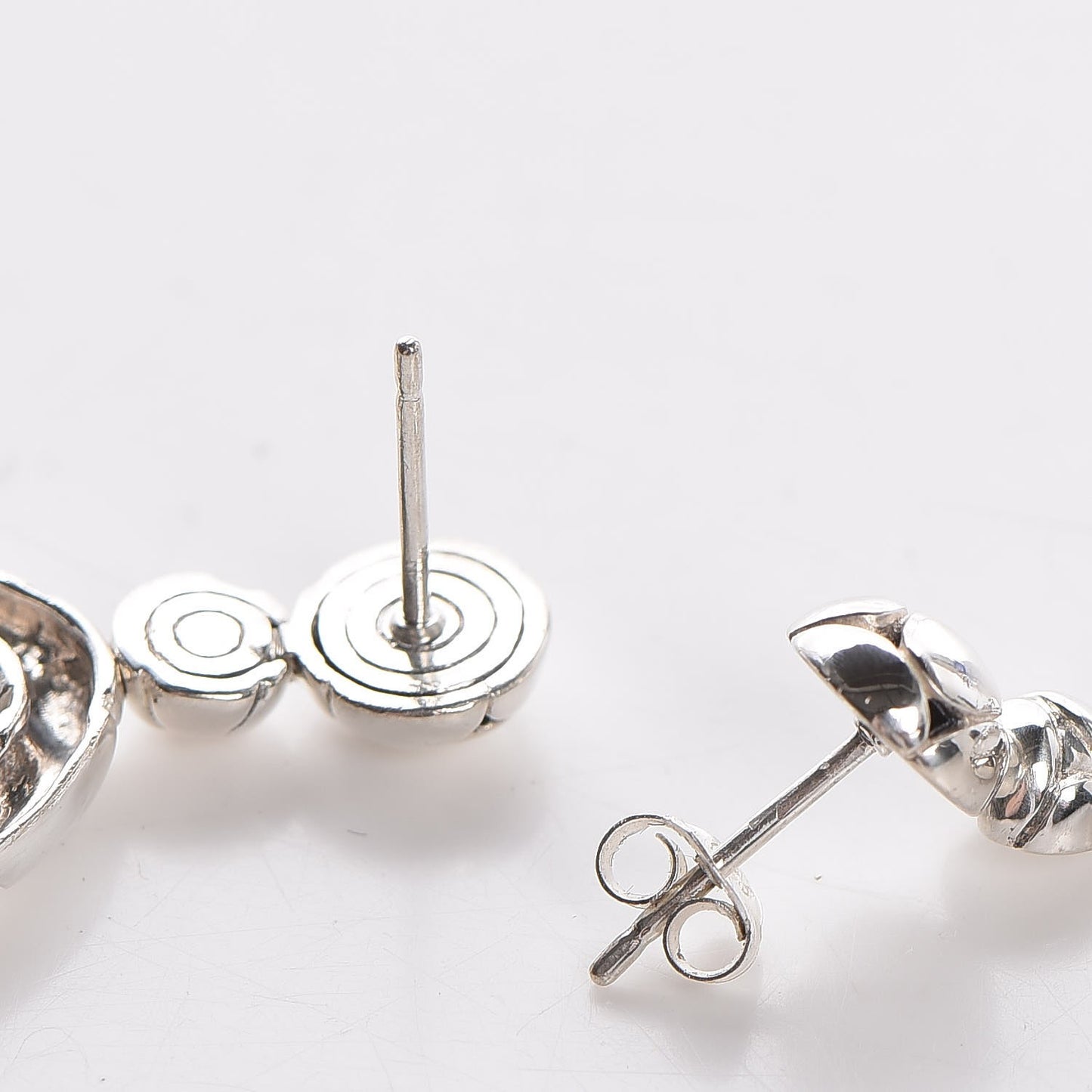 Sterling Silver Kali Oval Drop Earrings