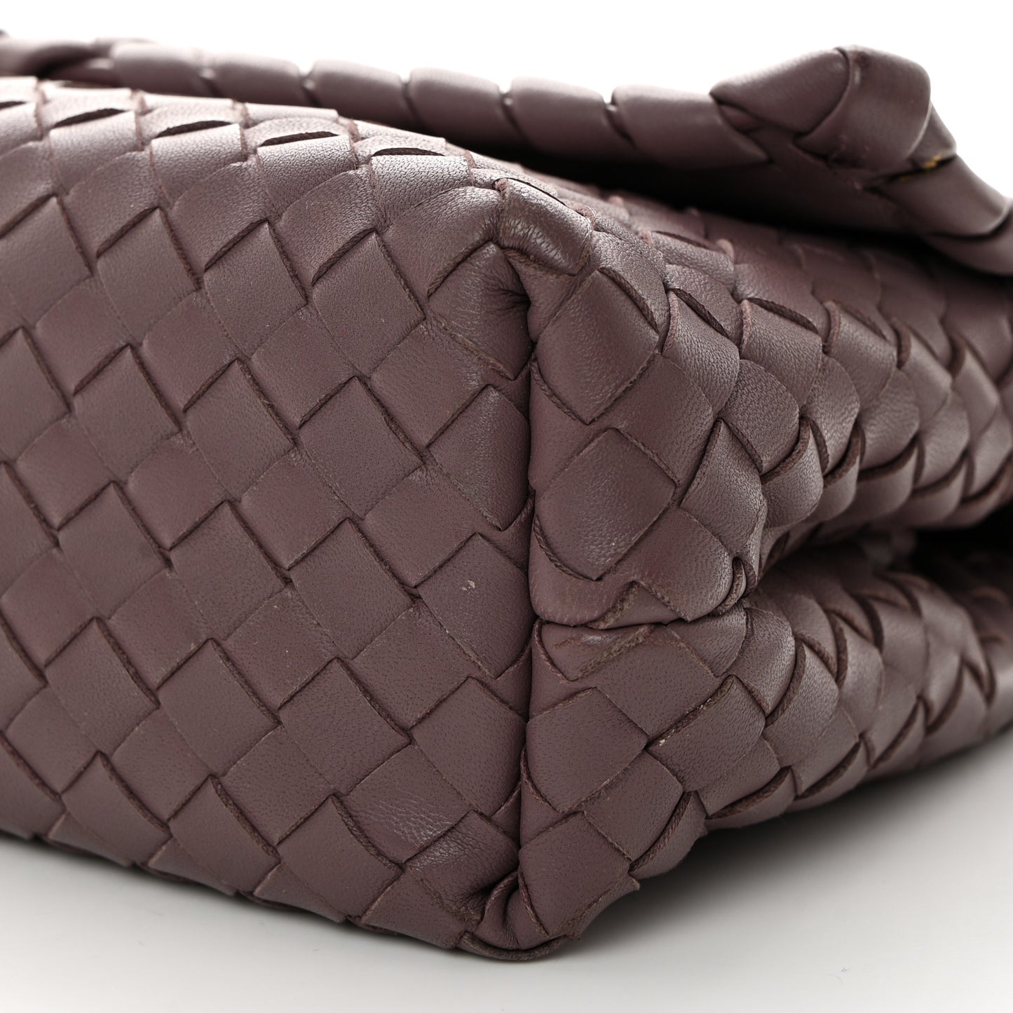 Nappa Intrecciato Baby Olimpia Shoulder Bag Lilac