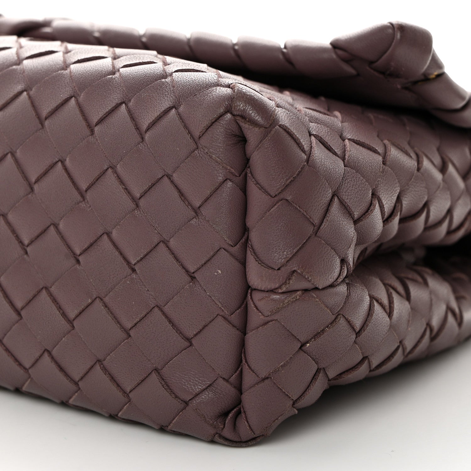 Bottega Veneta Nappa Intrecciato Baby Olimpia Shoulder Bag Lilac 10 of 11