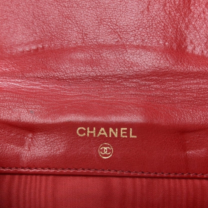 Chanel Caviar Timeless CC Compact French Wallet Red 7 of 9