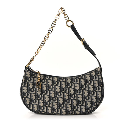 Christian Dior Oblique CD Lounge Bag Blue 1 of 9