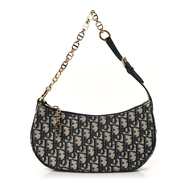Christian Dior Oblique CD Lounge Bag Blue 1686732 – FASHIONPHILE