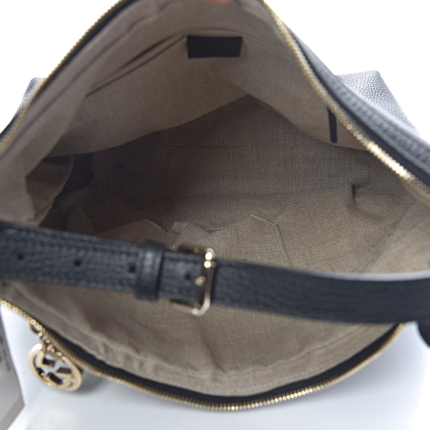 Dollar Calfskin GG Hobo Black