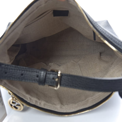 Gucci Dollar Calfskin GG Hobo Black 8 of 11