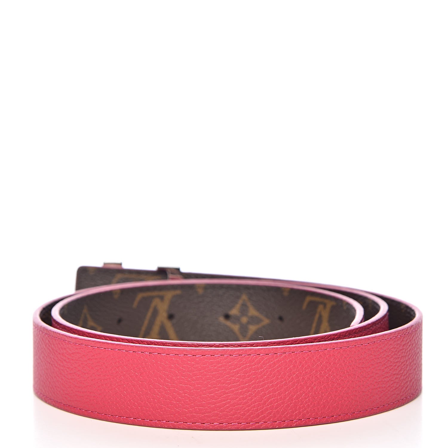 Louis Vuitton Monogram 30mm LV Initiales Reversible Belt 90 36 Fuchsia 3 of 6