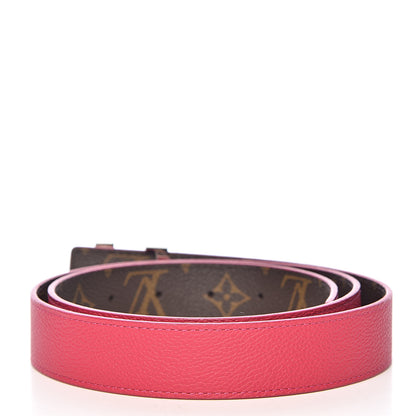Louis Vuitton Monogram 30mm LV Initiales Reversible Belt 90 36 Fuchsia 3 of 6
