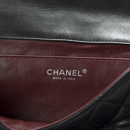 Chanel Lambskin Quilted Clutch With Chain Flap Black 6 of 12