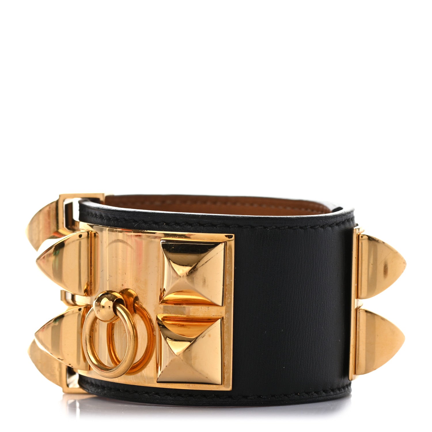 Hermes Chamonix Collier de Chien CDC Bracelet S Black 1 of 5
