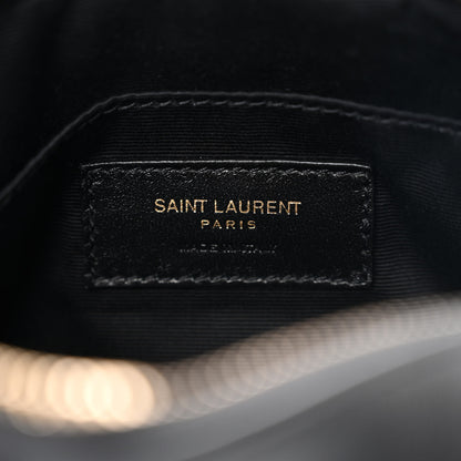 Saint Laurent Calfskin Matelasse Monogram Lou Belt Bag Black 6 of 11