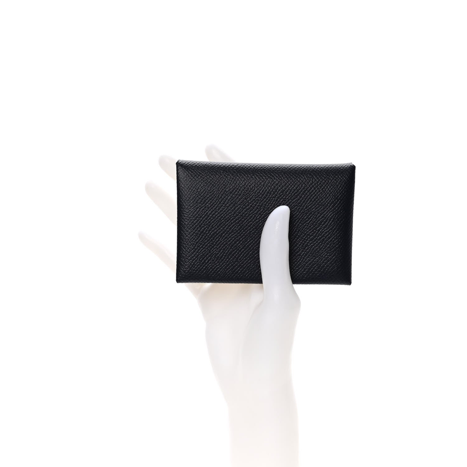 Hermes Epsom Calvi Duo Card Case Bleu Indigo 2 of 9