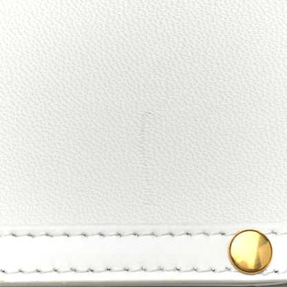 Balenciaga Shiny Box Calfskin Hourglass Chain Bag White 8 of 17