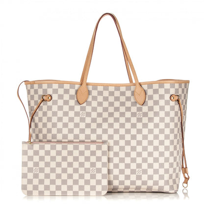 Louis Vuitton Damier Azur Neo Neverfull GM Rose Ballerine 1 of 9