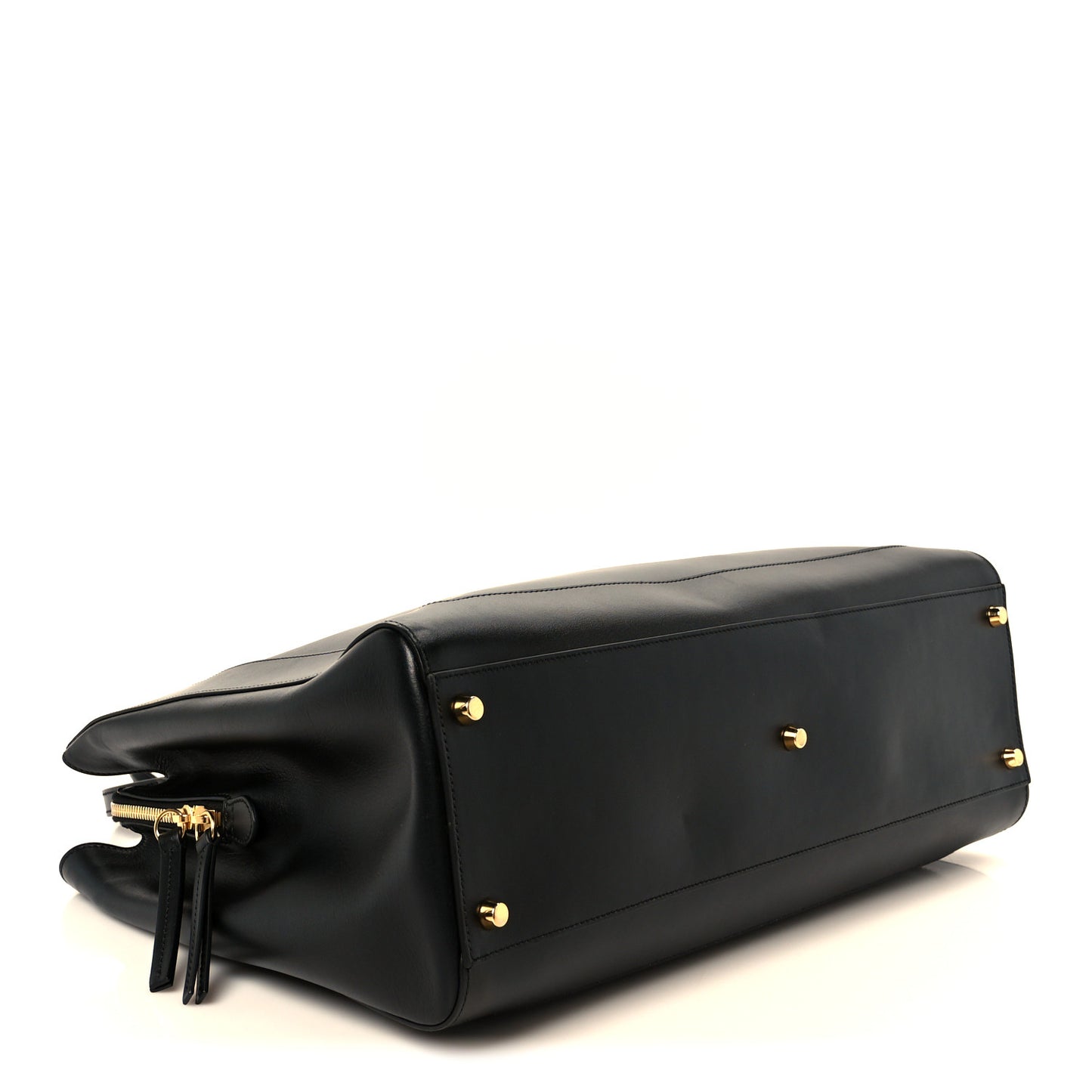 Boarded Plutone Calfskin Large Jackie 1961 Tote Black