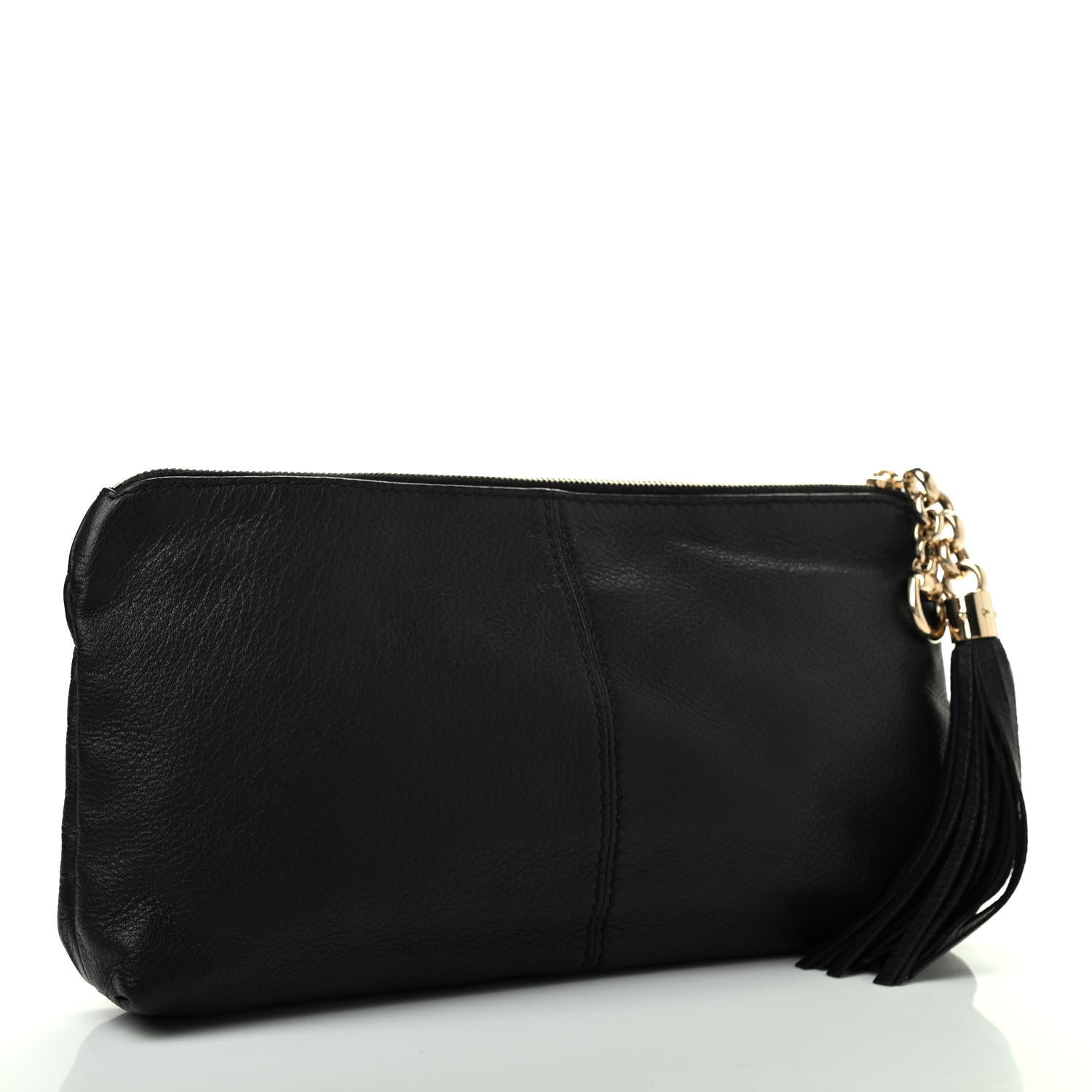 Gucci Deerskin Small Sienna Clutch Black 3 of 8
