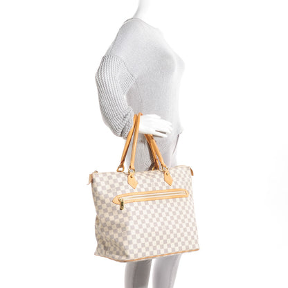 Louis Vuitton Damier Azur Saleya GM 2 of 7
