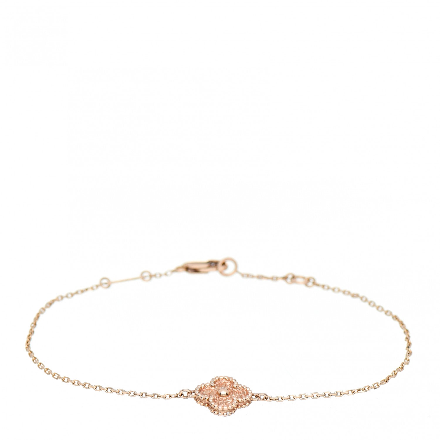 Van Cleef & Arpels 18K Rose Gold Sweet Alhambra Bracelet 1 of 4