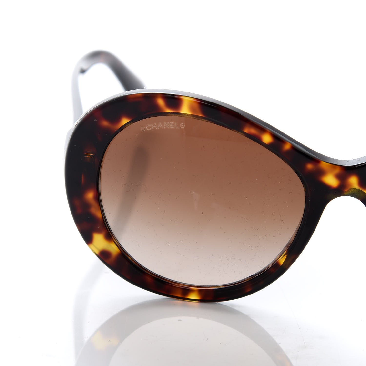 Chanel Oval CC Sunglasses 5372 Tortoise 8 of 9