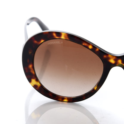 Chanel Oval CC Sunglasses 5372 Tortoise 8 of 9