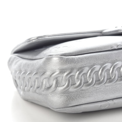 Chanel Metallic Lambskin Symbols Medium Single Flap Silver 8 of 9