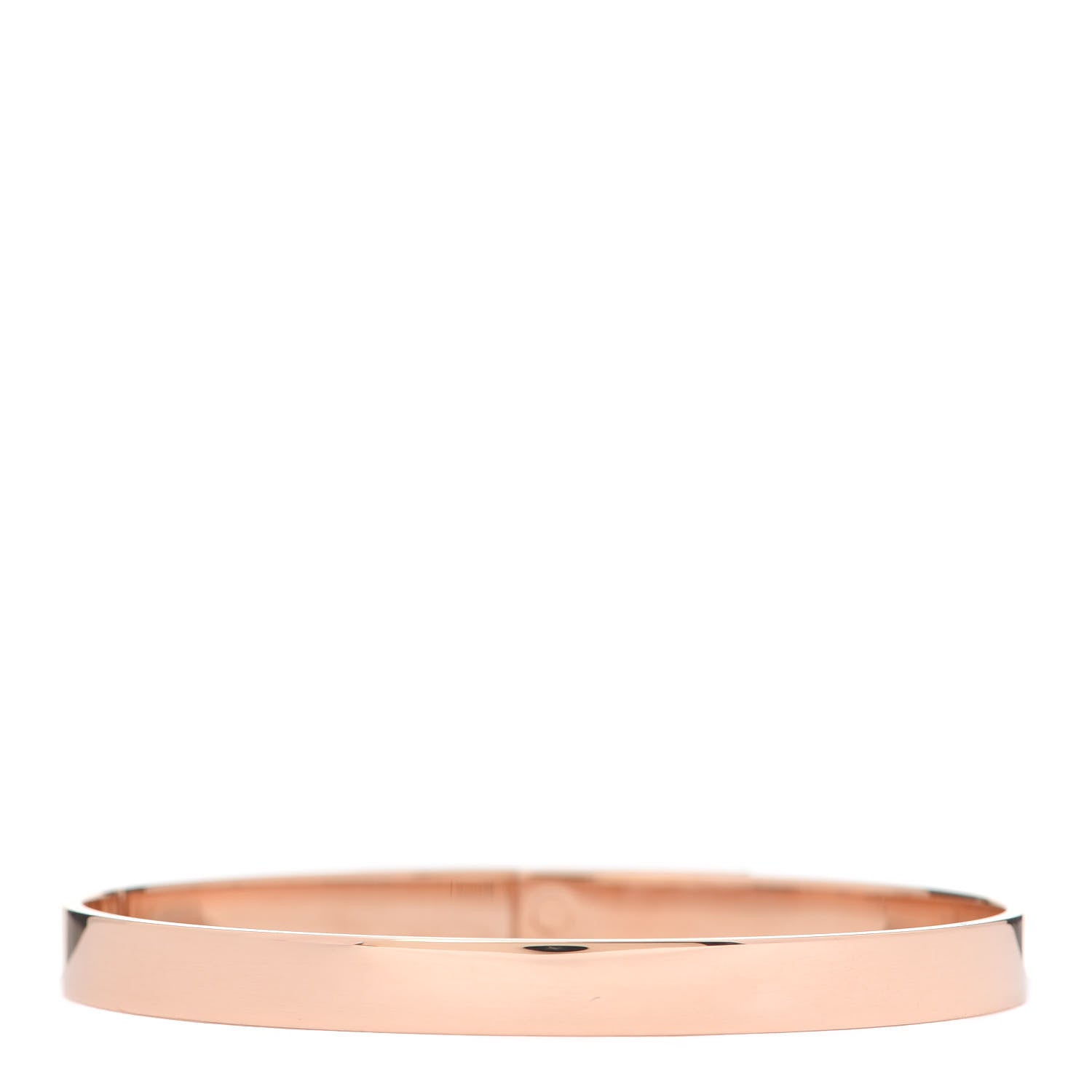 Hermes 18K Rose Gold Diamond PM Kelly Pave Bracelet SH 3 of 4