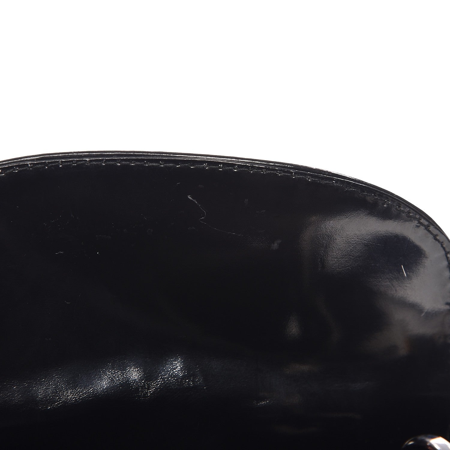 Christian Dior Vintage Patent Pony Hair Zebra Print Mini Lady Dior Black 7 of 9