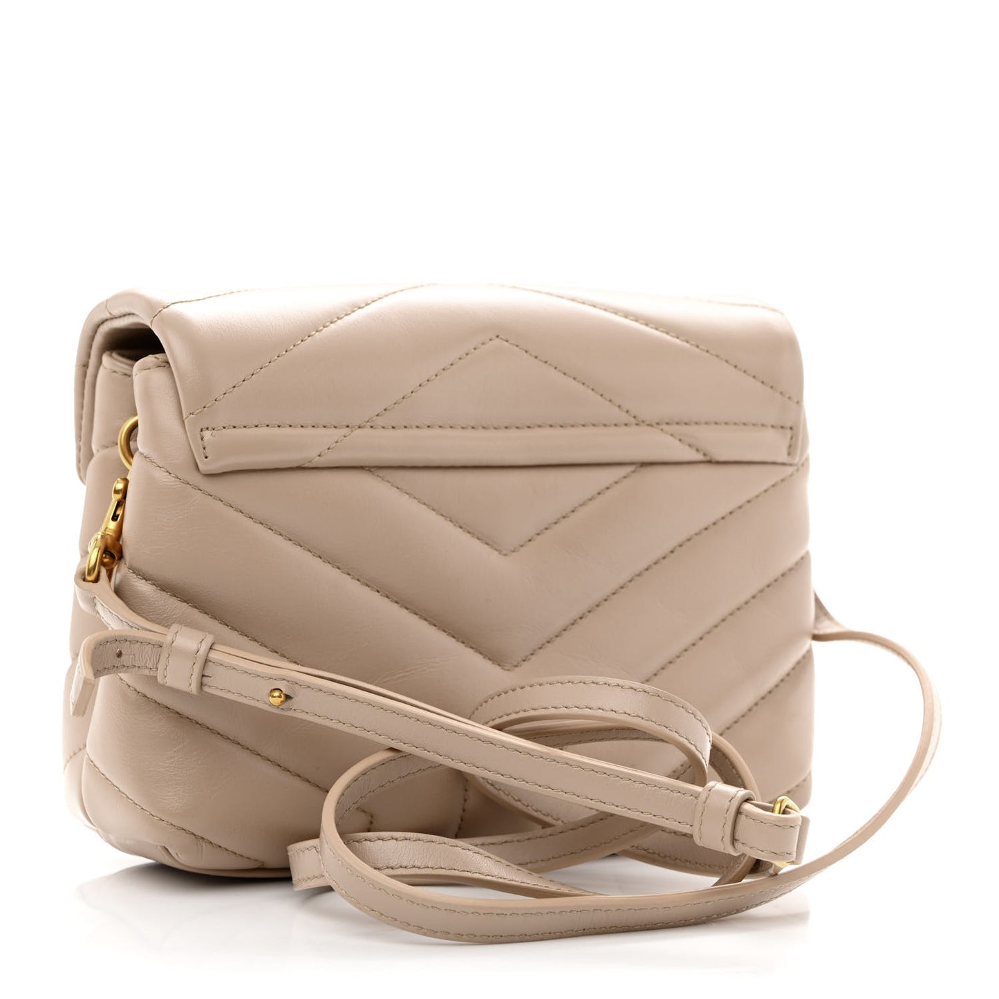 Calfskin Y Quilted Monogram Toy Loulou Crossbody Bag Marble Pink