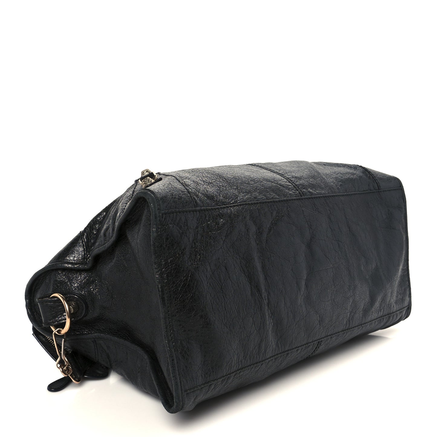 Agneau Giant 12 Rose Gold Hardware Part Time Black