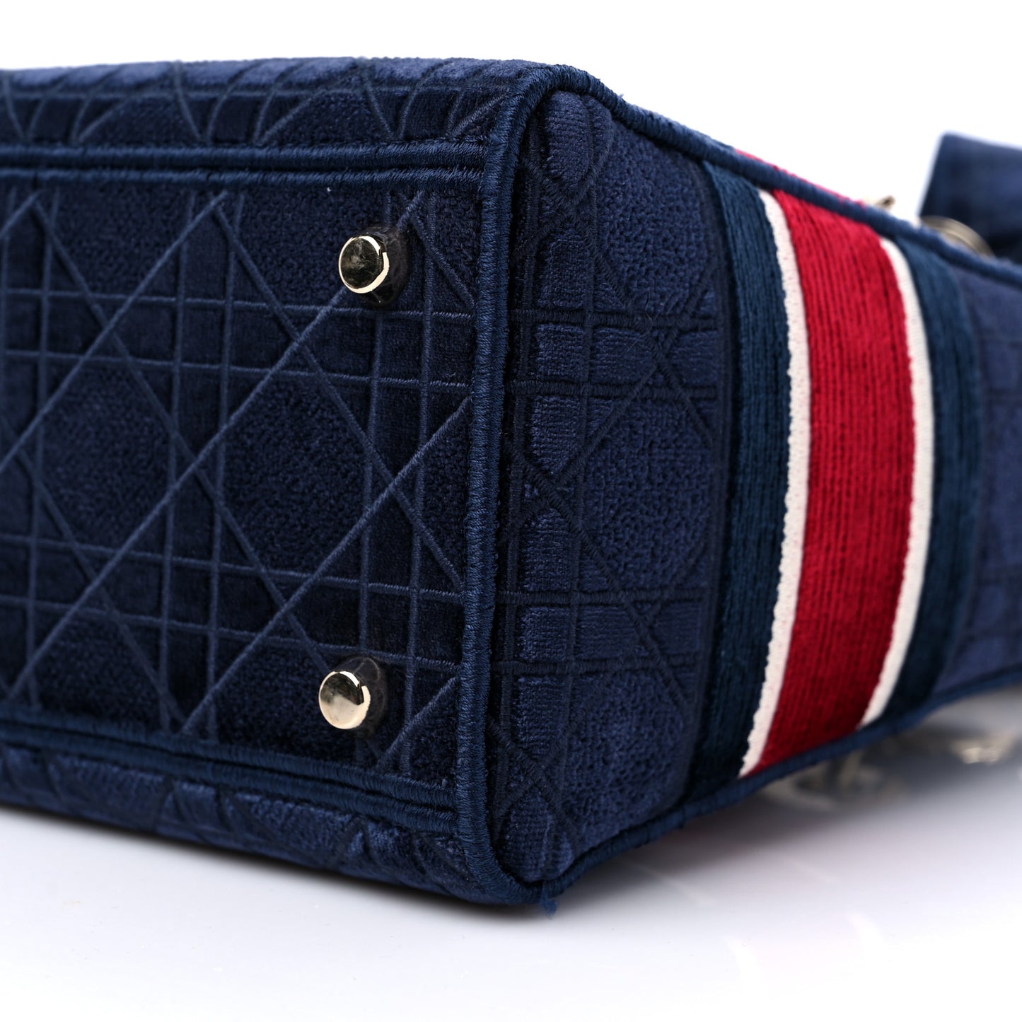 Velvet Cannage Medium Lady D-Lite Blue Red White