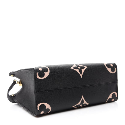 Louis Vuitton Empreinte Monogram Giant Onthego PM Black Beige 4 of 10
