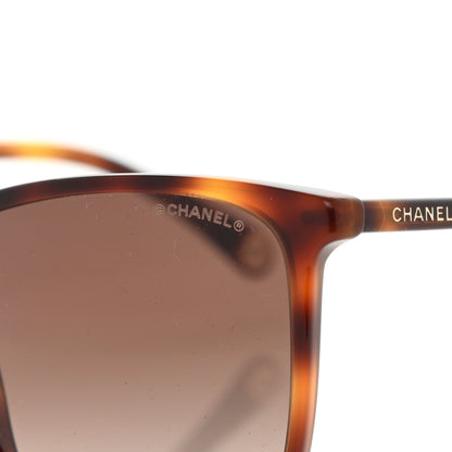 Chanel Acetate Square Sunglasses 5447 Tortoise 5 of 7