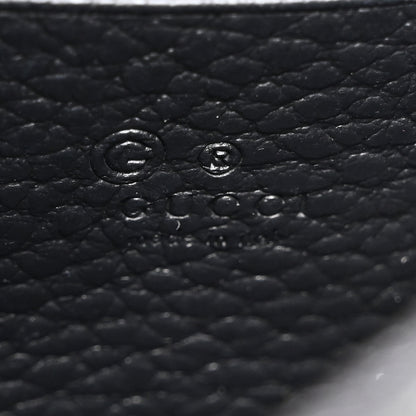 Gucci Dollar Calfskin Interlocking G Chain Wallet Black 6 of 12