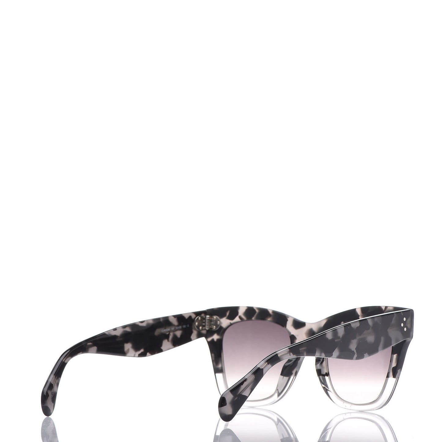 Acetate Cat Eye Sunglasses CL40004I Grey Black