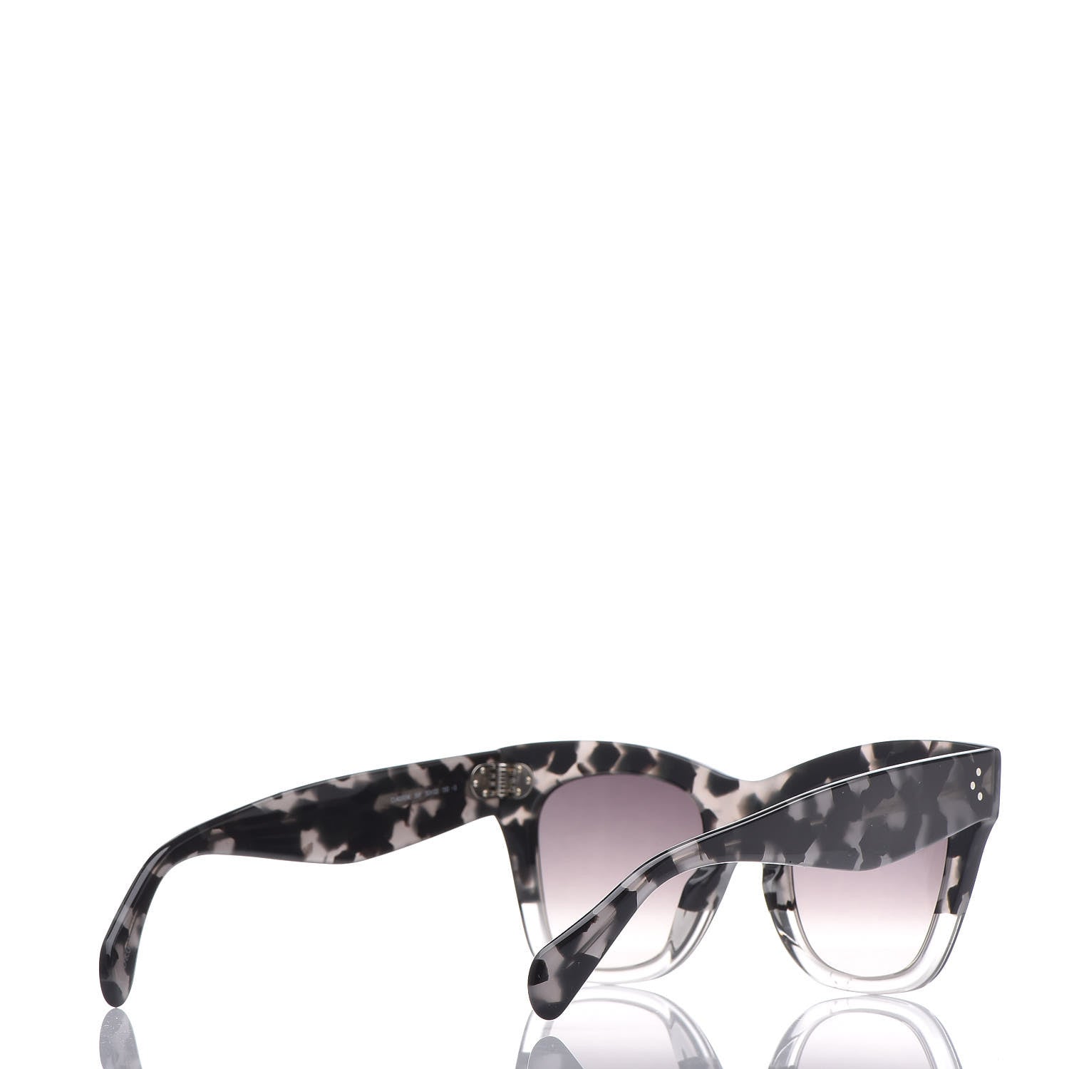 Celine Acetate Cat Eye Sunglasses CL40004I Grey Black 4 of 7