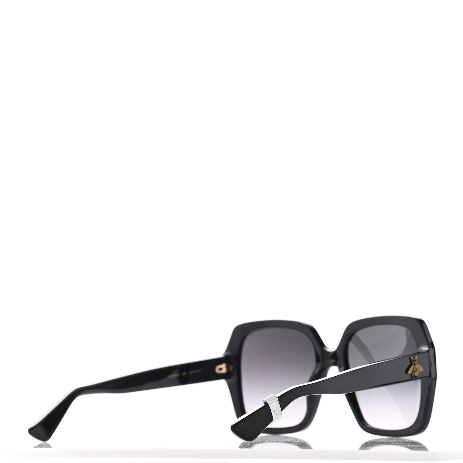 Gucci Acetate Square Frame GG0096S Sunglasses Black 4 of 9
