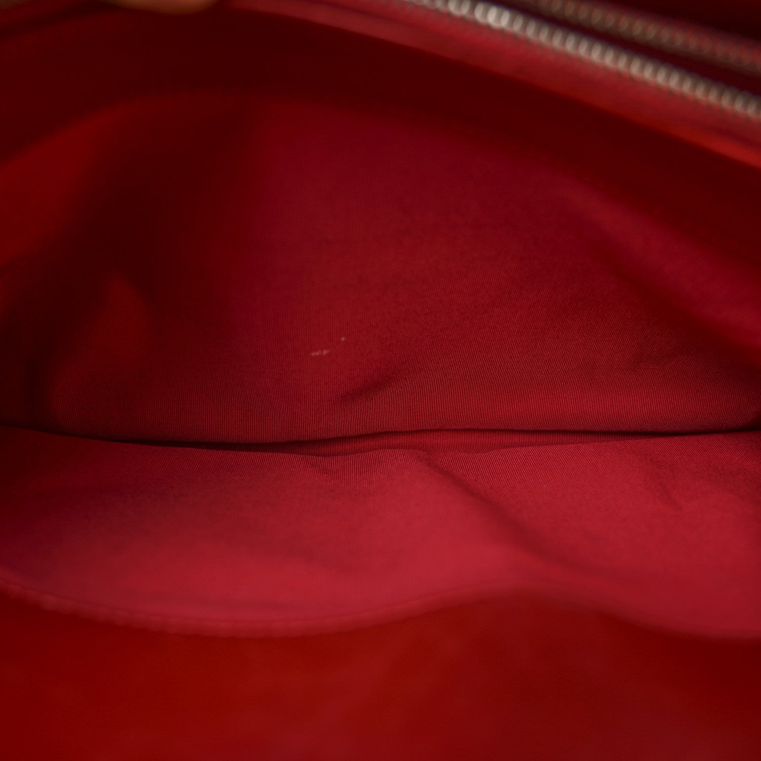 Chanel Vinyl Lipstick Ligne Tote Red 7 of 16