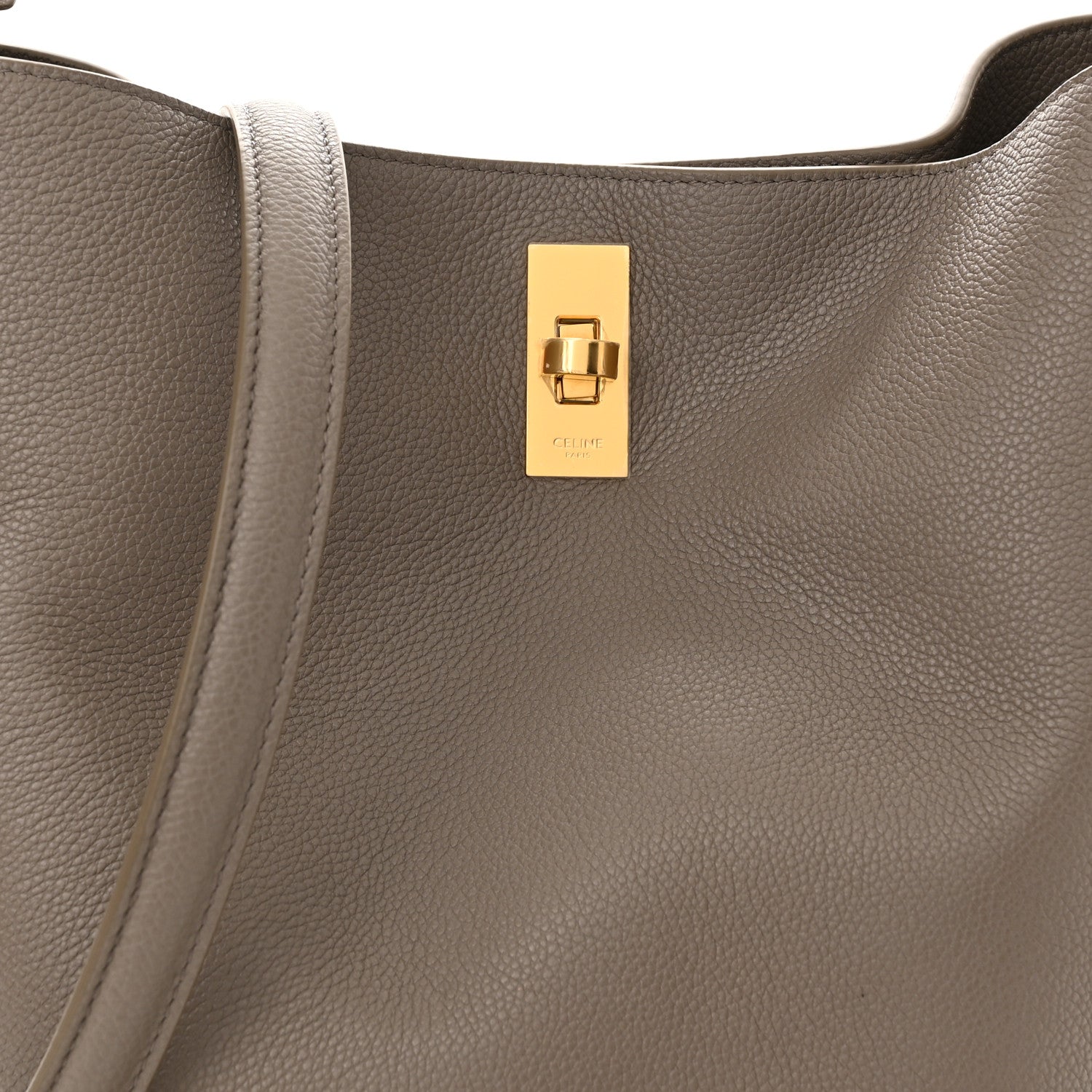 Celine Supple Grained Calfskin Bucket 16 Bag Pebble 9 of 11