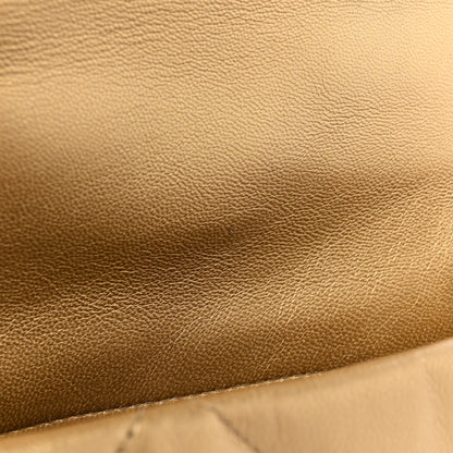 Chanel Metallic Goatskin Quilted Large Chanel 19 Flap Gold 12 of 14