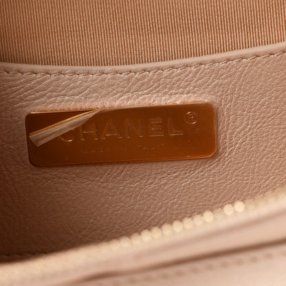 Chanel Iridescent Calfskin Quilted All About Waist Belt Bag Beige 6 of 10
