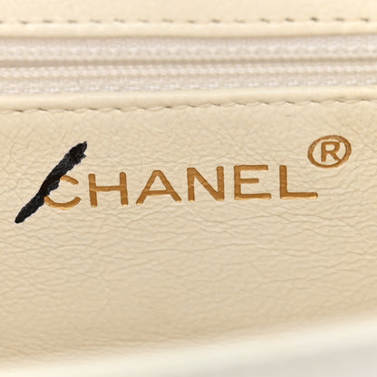 Chanel Caviar Top Handle Bag White 6 of 14