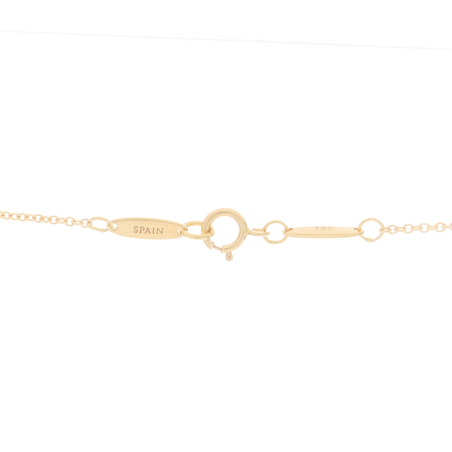 Tiffany 18K Yellow Gold Elsa Peretti Bottle Jug Pendant Necklace 4 of 9